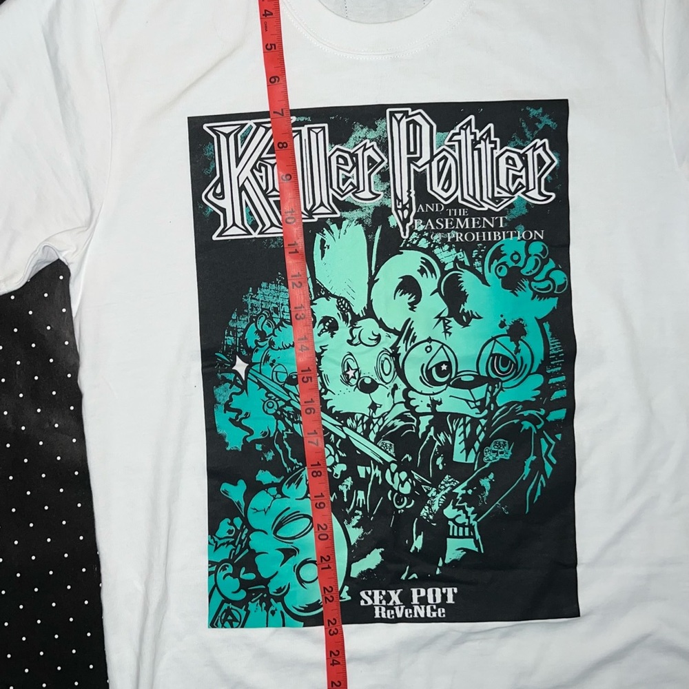 Sex Pot Revenge Shirt Men’s Large White Killer Potter - Picture 6 of 8